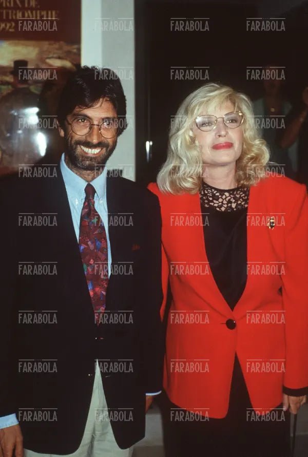 Roberto Russo e Monica Vitti, Milano, anni 90 - Farabola Immagine digitale