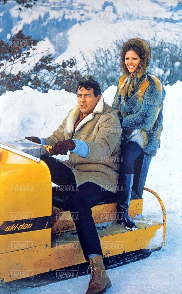 Rock Hudson e Claudia Cardinale nel film Ruba al prossimo tuo, 1969 - Farabola Immagine digitale