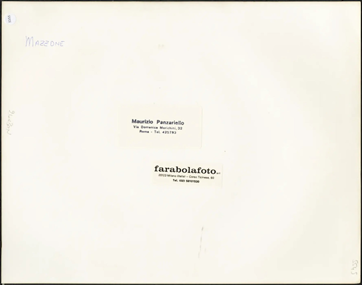 Roma Carlo Mazzone anni 90 Ft 5355 - Stampa 24x30 cm - Farabola Stampa ai sali d'argento