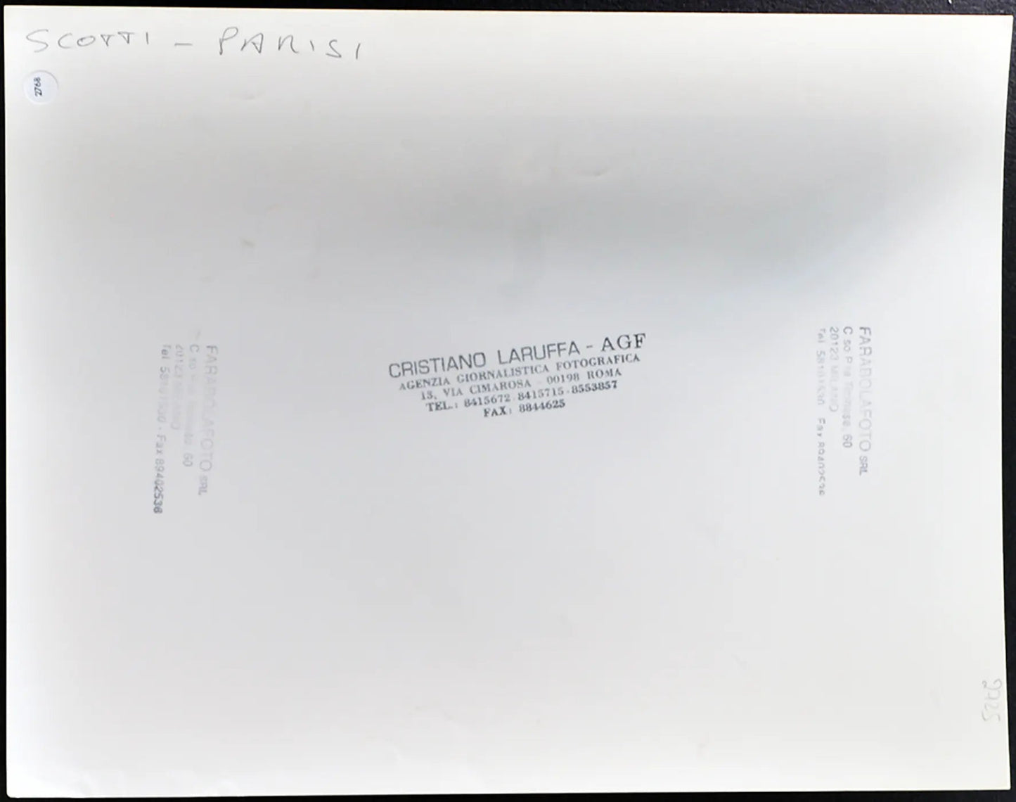Scotti e Parisi anni 90 Ft 2768 - Stampa 24x30 cm - Farabola Stampa ai sali d'argento