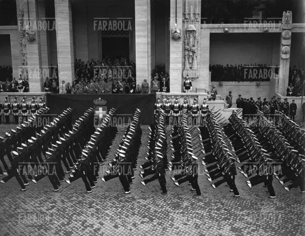 Sfilata degli Allievi dell'Accademia Fascista di Educazione Fisica, Roma, 1938 - Farabola Immagine digitale