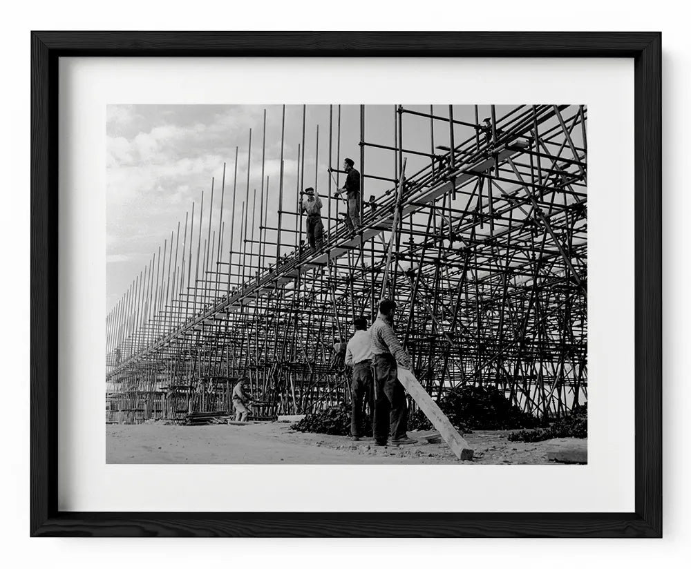 Si costruisce l'Autostrada del Sole, 1958 - Farabola Fotografia
