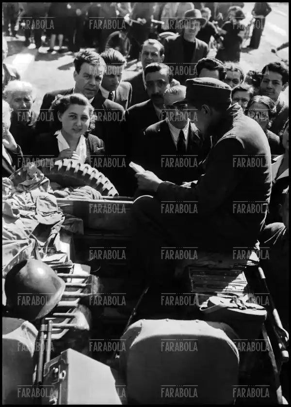 Soldato alleato, 1945 - Farabola Immagine digitale
