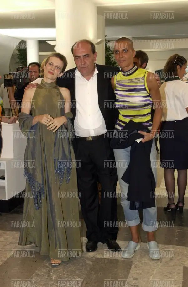 Sonia Bergamasco, Giuseppe Bertolucci e Rosalinda Celentano, Festival di Venezia, 2001 - Farabola Immagine digitale