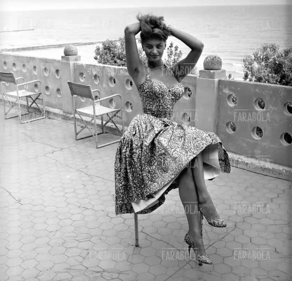 Sophia Loren, Festival di Venezia, 1955 - Farabola Immagine digitale