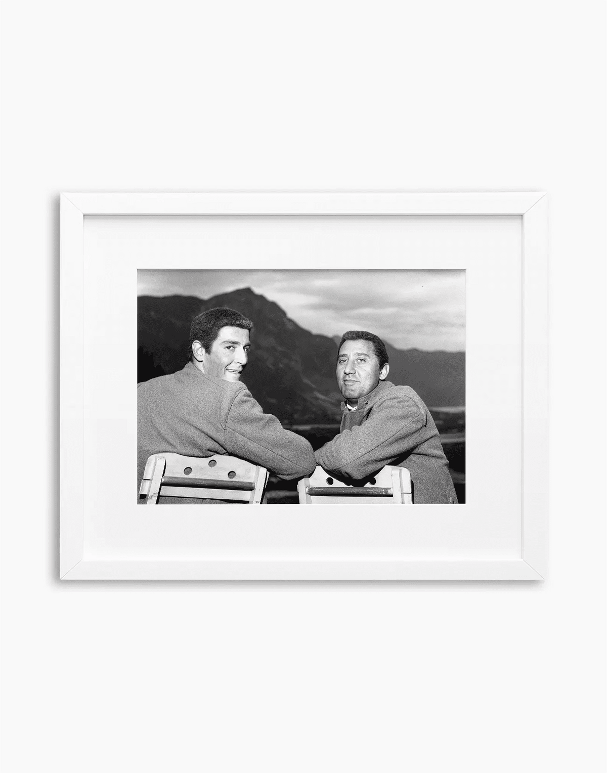 Sordi e Gassman, La Grande Guerra, 1959 — stampa fine art con cornice bianca