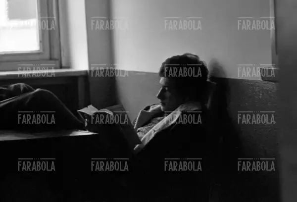 Studente durante l'occupazione dell'Istituto Ettore Conti, Milano, 1968 - Farabola Immagine digitale