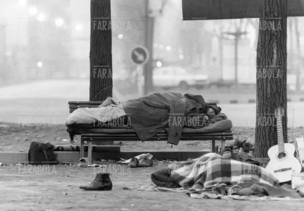 Studenti e anarchici protestano, Milano, 1971 - Farabola Immagine digitale