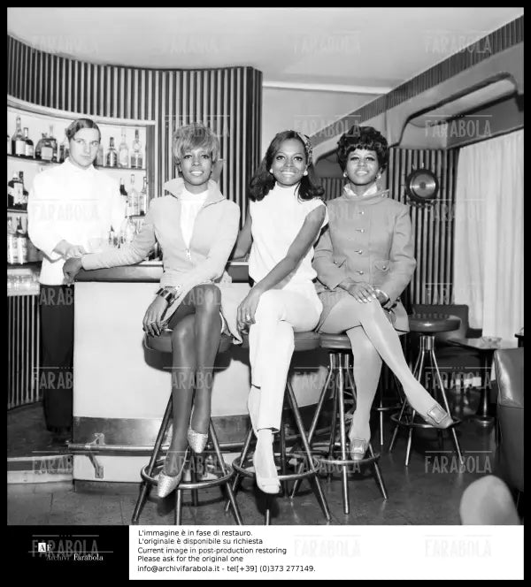 The Supremes, Milano, 1968 - Farabola Immagine digitale