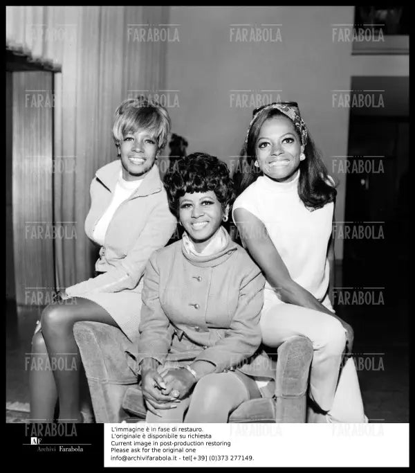 The Supremes, Milano, 1968 - Farabola Immagine digitale