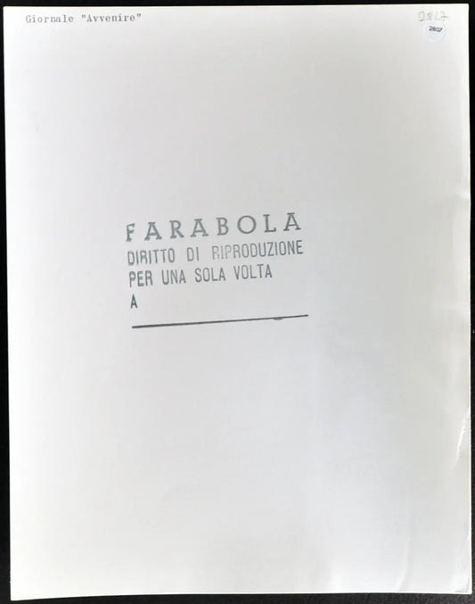 Tipografia Giornale Avvenire Ft 2807 - Stampa 21x27 cm - Farabola Stampa ai sali d'argento