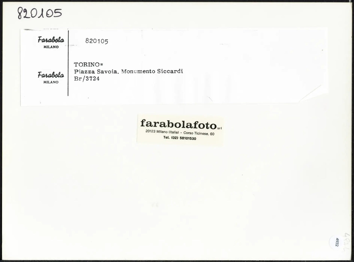 Torino a fine Ottocento Ft 4932 - Stampa 24x18 cm - Farabola breadcrumbs : fotografie - vintage; foto - vintage - vecchia - italia