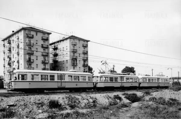 Tram della linea interurbana Milano - Monza, Milano, 1963 - Farabola Immagine digitale