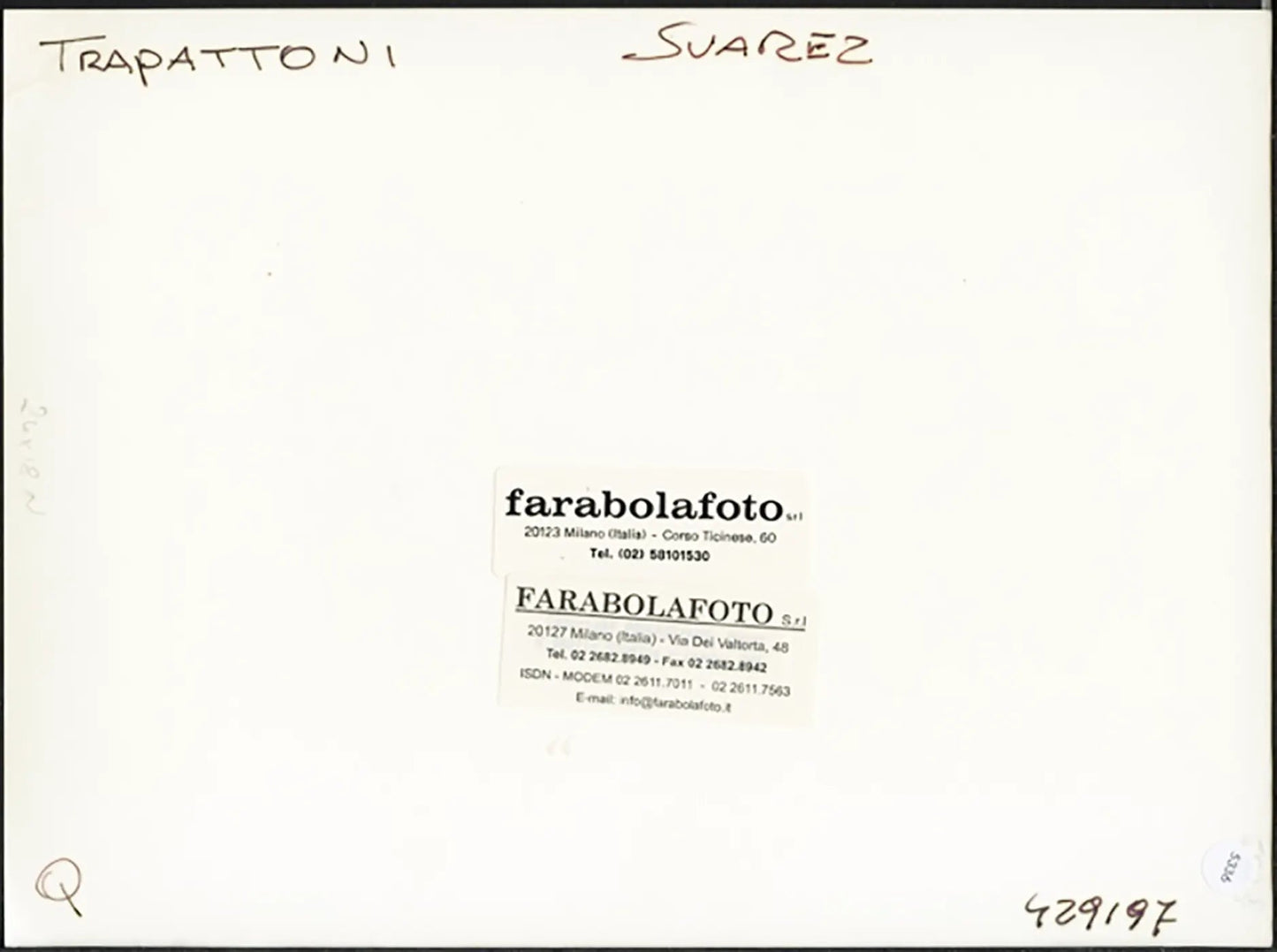 Trapattoni Suarez Derby Milano 1961 Ft 5336 - Stampa 24x18 cm - Farabola Stampa ai sali d'argento