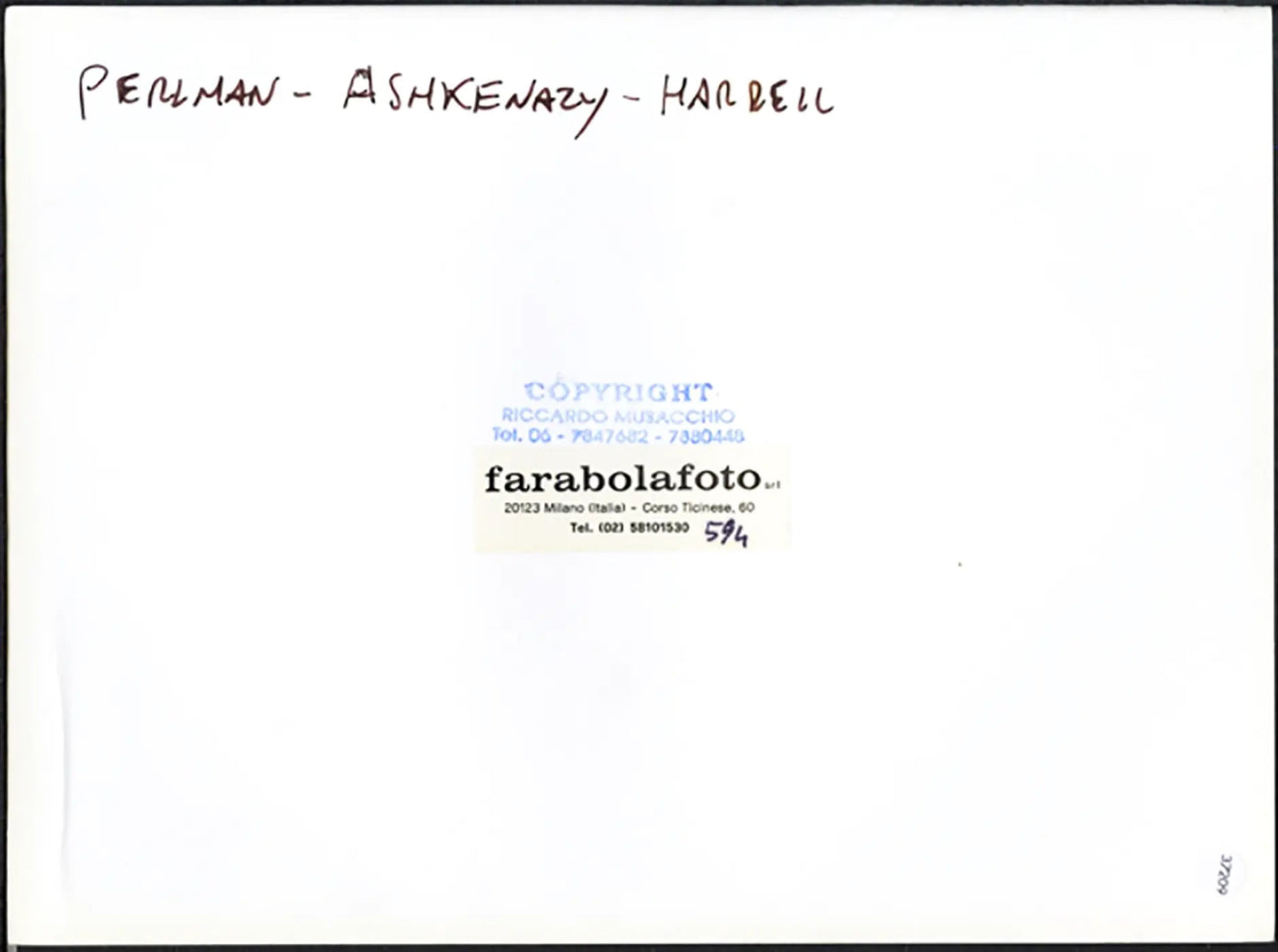 Trio Perlman Ashkenazy Harrell Ft 37209 - Stampa 24x18 cm - Farabola Stampa ai sali d'argento