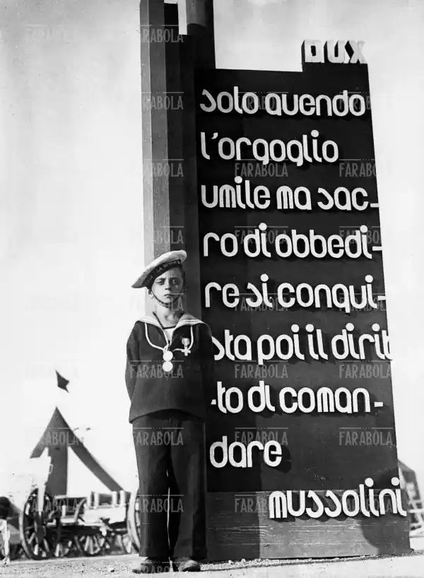 Un marinaretto al Campo Mussolini, Roma, 1934 - Farabola Immagine digitale