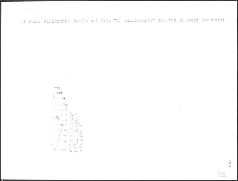 Una scena del film Il Commissario 1962 Ft 37324 - Stampa 24x18 cm - Farabola Stampa ai sali d'argento