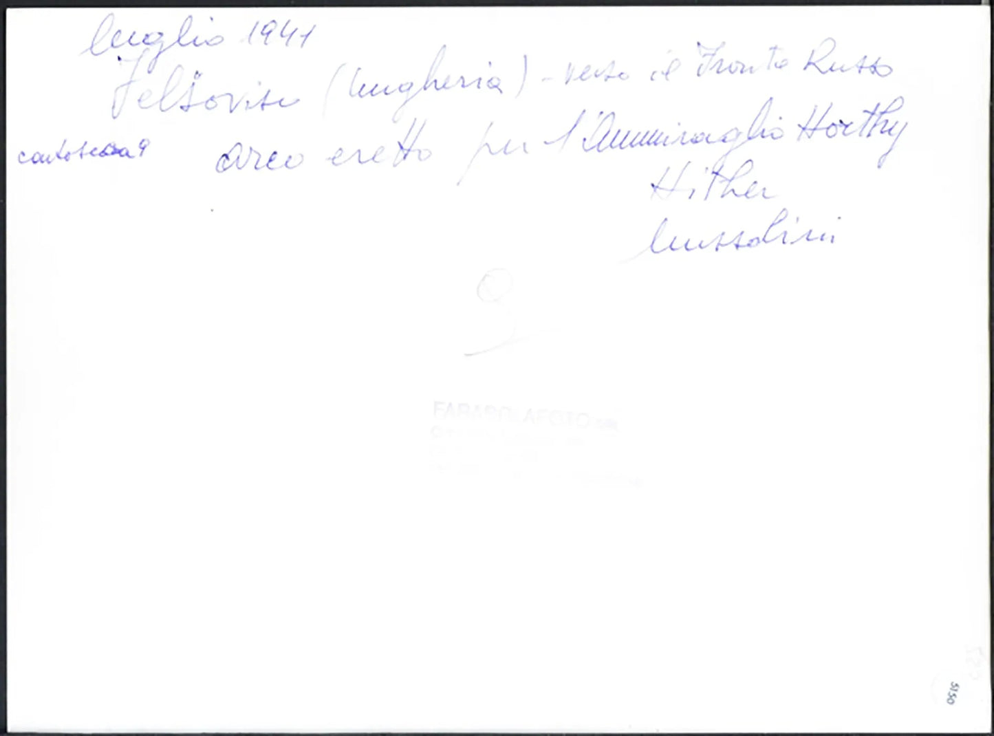 Ungheria Verso il fronte russo 1941 Ft 5150 - Stampa 24x18 cm - Farabola Stampa ai sali d'argento (anni 90)