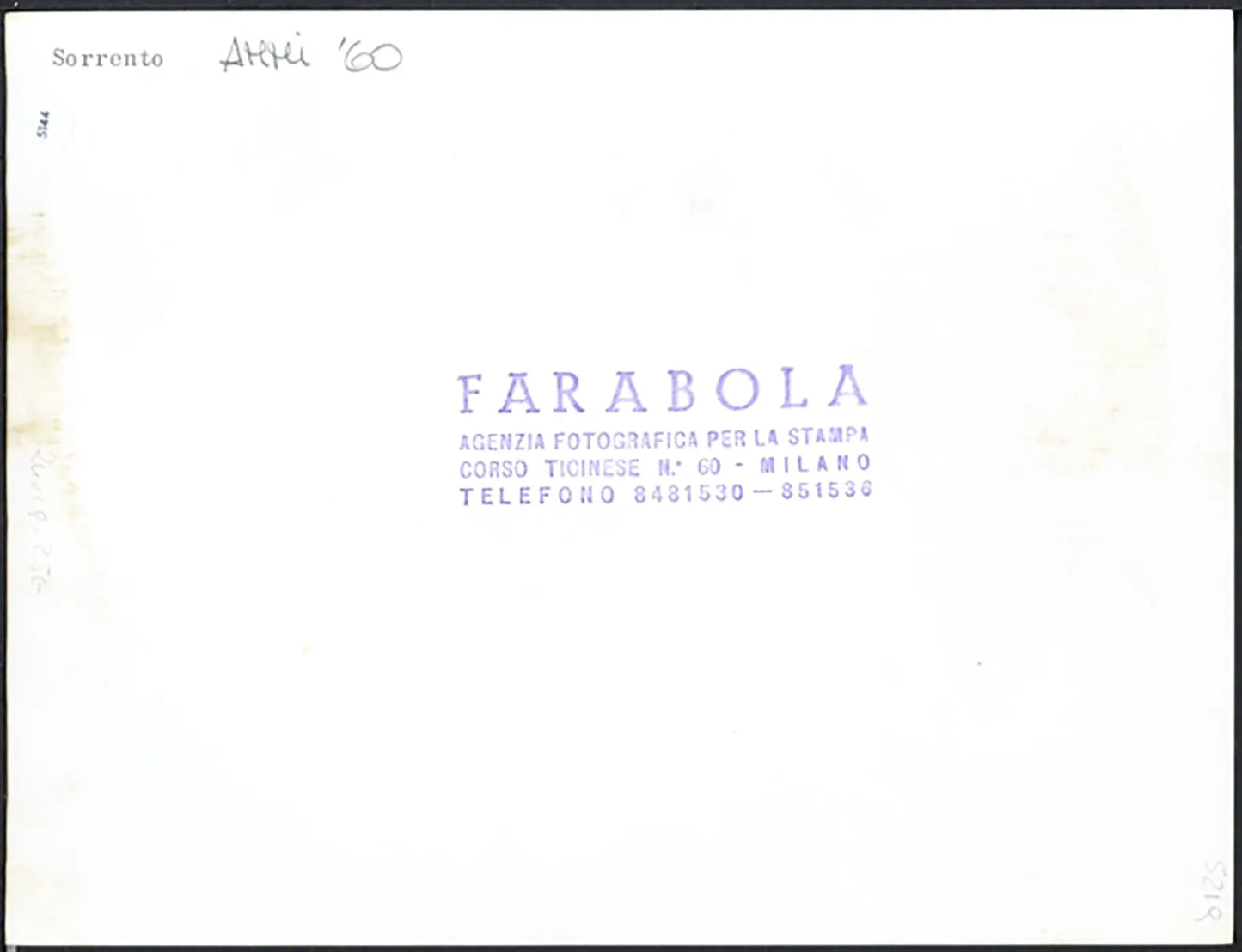 Veduta di Sorrento anni 60 Ft 5144 - Stampa 24x18 cm - Farabola Stampa ai sali d'argento