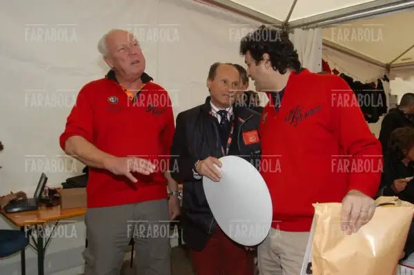 Vittorio Emanuele di Savoia e Fabrizio Giugiaro, Mille Miglia, 2004 - Farabola Immagine digitale