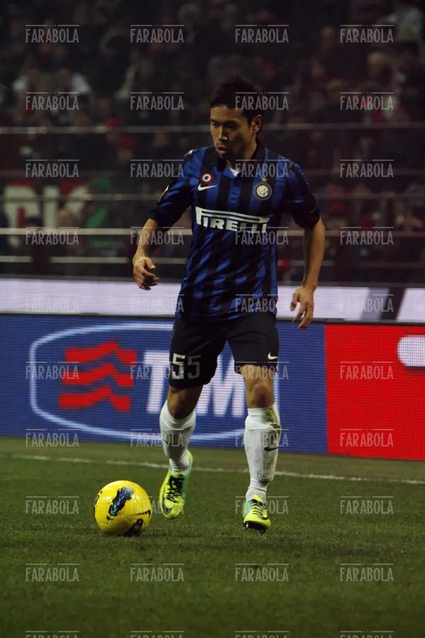 Yuto Nagatomo, Milan vs Inter, 2012 - Farabola Immagine digitale