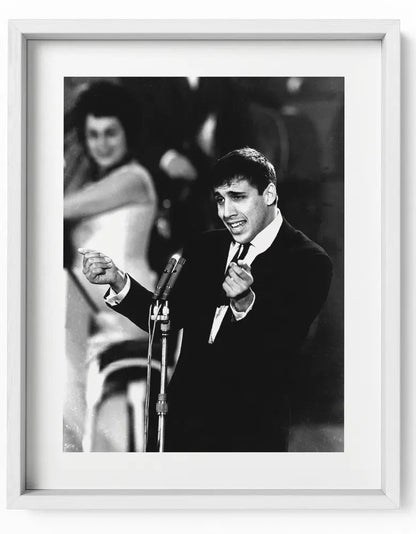 Adriano Celentano, Sanremo 1961 - Farabola Fotografia
