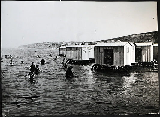 Alta marea a Boulogne-sur-Mer anni 60 Ft 783 - Stampa 21x27 cm - Farabola Stampa ai sali d'argento