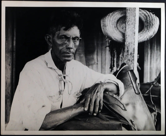 Brasile Cowboy di Marajo 1963 Ft 1434 - Stampa 20x25 cm - Farabola Stampa ai sali d'argento