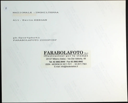 Calcio Inghilterra Kevin Keagan 2000 Ft 140 - Stampa 20x25 cm - Farabola Stampa digitale