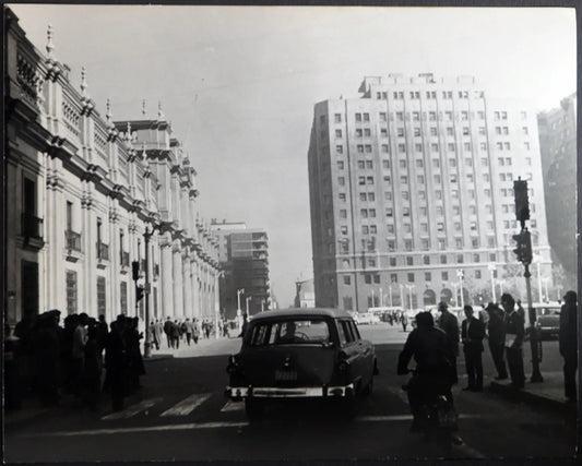 Cile Veduta di Santiago, 1962 Ft 1120 - Stampa 21x27 cm - Farabola Stampa ai sali d'argento