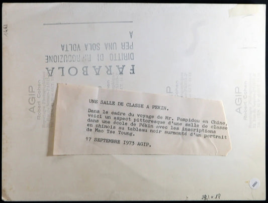 Cina Alunni in classe 1973 Ft 1503 - Stampa 24x18 cm - Farabola Stampa ai sali d'argento