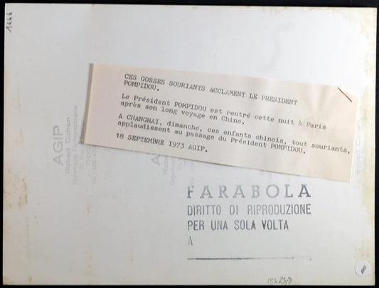 Cina Bambini applaudono 1973 Ft 1507 - Stampa 24x18 cm - Farabola Stampa ai sali d'argento