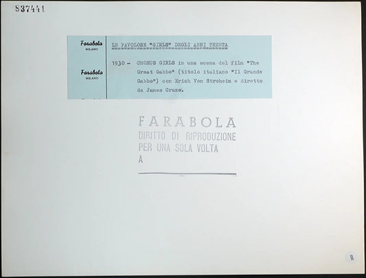 Chorus Girls 1930 Ft 222 - Stampa 30x24 cm - Farabola Stampa ai sali d'argento
