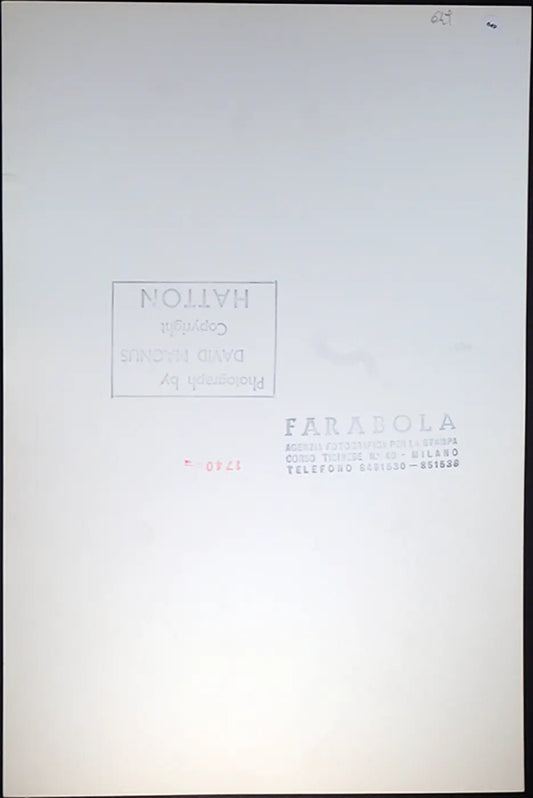 Franco Nero 1971 Ft 649 - Stampa 24x37 cm - Farabola Stampa ai sali d'argento