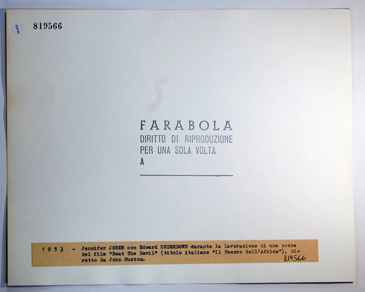 Jennifer Jones e Edward Underdown Ft 34875 - Stampa 30x24 cm - Farabola Stampa ai sali d'argento