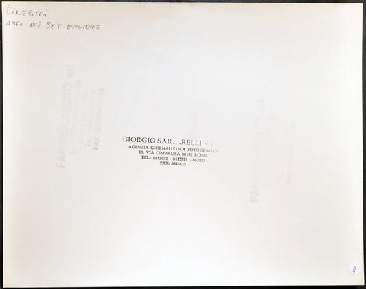 Cinecittà Asta dei set d'autore anni 90 Ft 2125 - Stampa 24x30 cm - Farabola Stampa ai sali d'argento