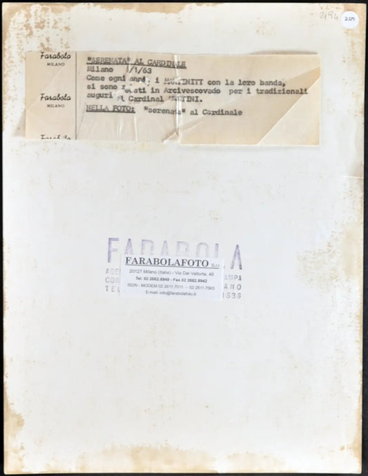Concerto dei Martinitt 1962 Ft 2171 - Stampa 21x27 cm - Farabola Stampa ai sali d'argento