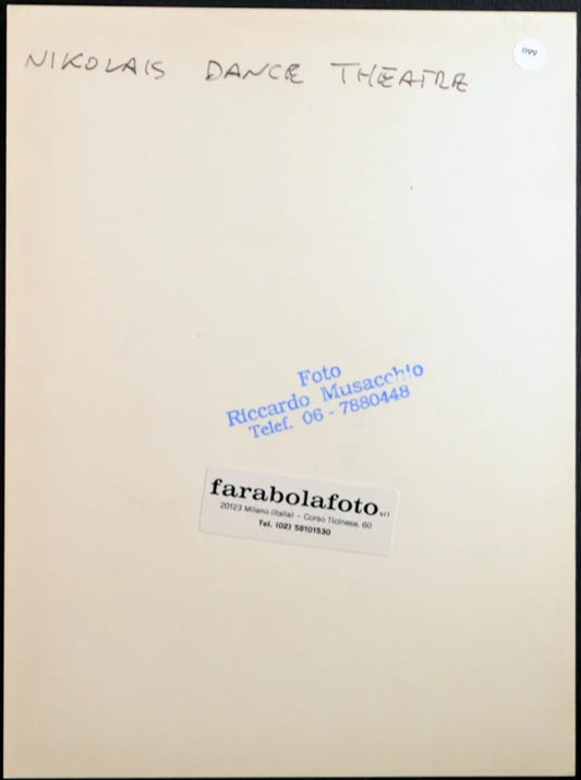 Nikolais Dance Theatre anni 90 Ft 1199 - Stampa 24x18 cm - Farabola Stampa ai sali d'argento