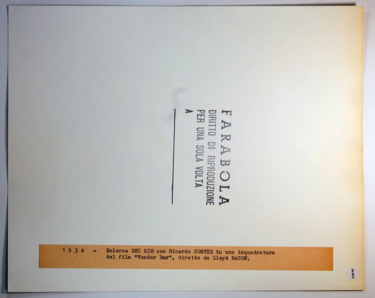 Dolores Del Rio e Ricardo Cortez Ft 34855 - Stampa 30x24 cm - Farabola Stampa ai sali d'argento