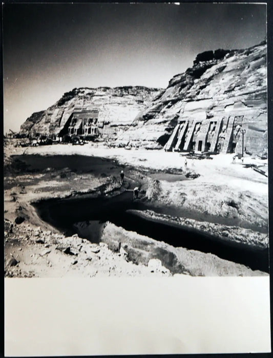 Egitto Costruzione Diga ad Assuan 1964 Ft 1433 - Stampa 24x18 cm - Farabola Stampa ai sali d'argento