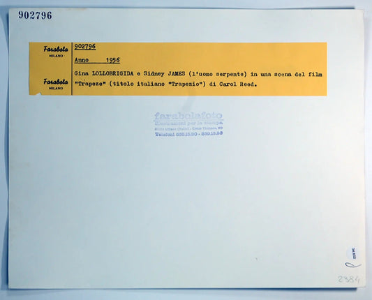 Gina Lollobrigida e Sidney James Ft 34852 - Stampa 21x27 cm - Farabola Stampa ai sali d'argento