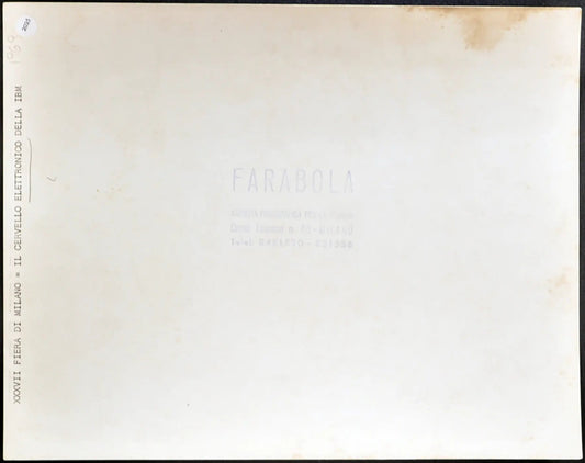 IBM Cervello Elettronico 1959 Ft 2025 - Stampa 21x27 cm - Farabola Stampa ai sali d'argento