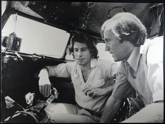 John Travolta e David Frost anni 80 Ft 35037 - Stampa 27x37 cm - Farabola Stampa ai sali d'argento