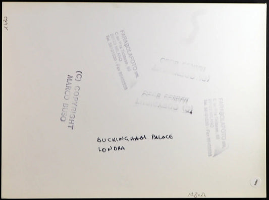 Londra Buckingham Palace anni 80 Ft 1486 - Stampa 24x18 cm - Farabola Stampa ai sali d'argento