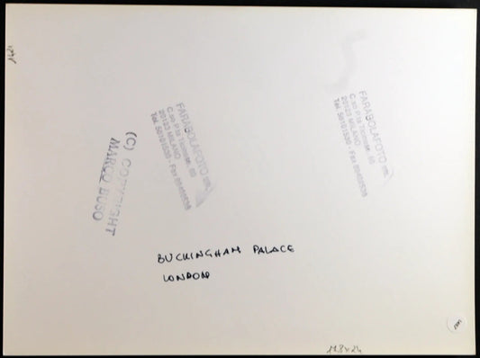 Londra Buckingham Palace anni 80 Ft 1487 - Stampa 24x18 cm - Farabola Stampa ai sali d'argento
