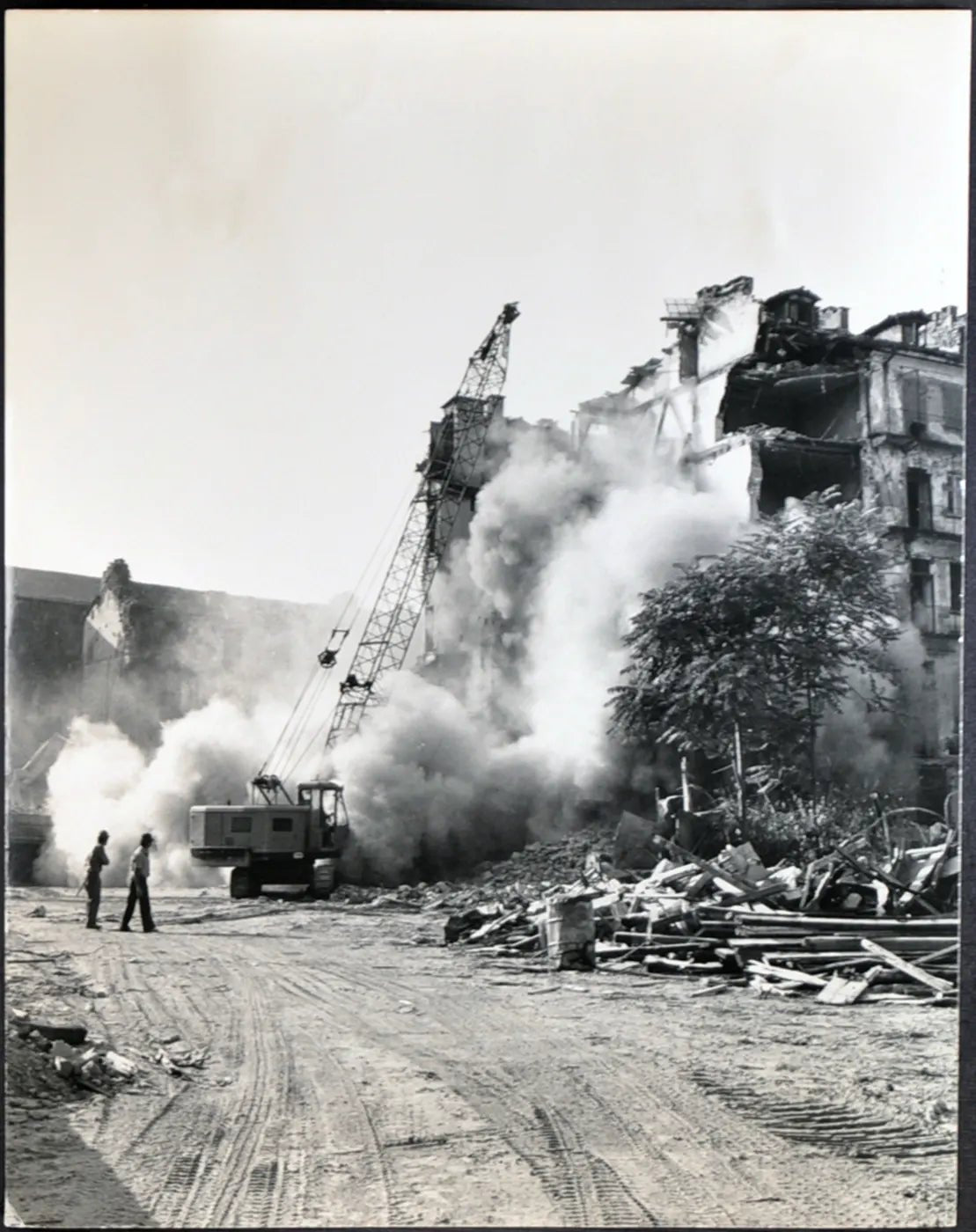 Lavori in Corso Ticinese Milano 1978 Ft 1970 - Stampa 21x27 cm - Farabola Stampa ai sali d'argento