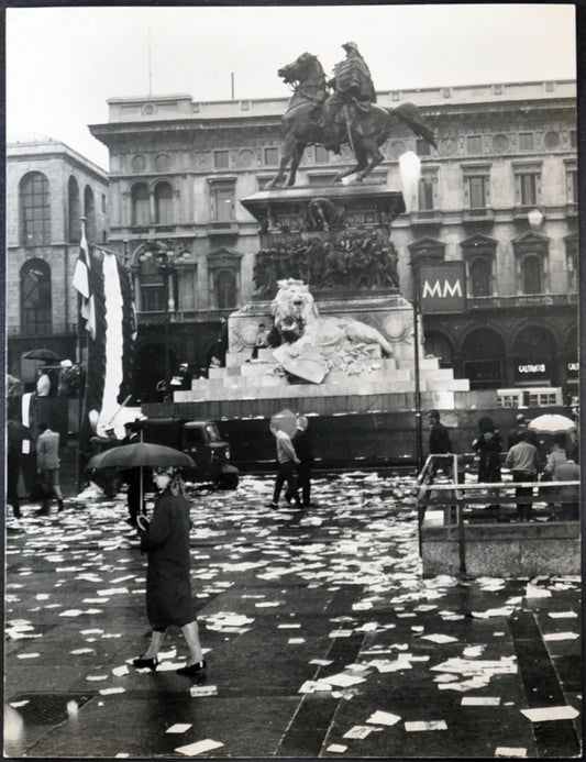 Milano Manifesti elettorali 1970 Ft 1997 - Stampa 21x27 cm - Farabola