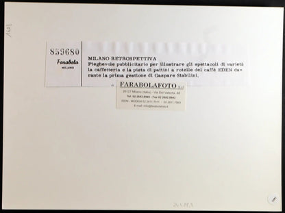 Milano Pubblicità Varietà Ft 1461 - Stampa 24x18 cm - Farabola Stampa ai sali d'argento