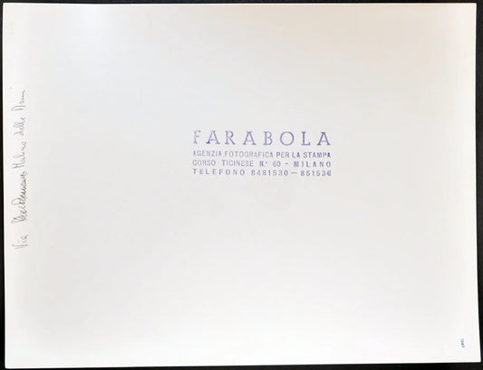 Spazzino in via Mulino delle Armi Milano Ft 1949 - Stampa 21x27 cm - Farabola Stampa ai sali d'argento