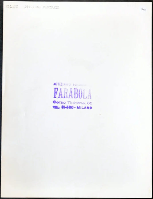 Stazione Centrale Milano anni 60 Ft 1868 - Stampa 24x18 cm - Farabola Stampa ai sali d'argento